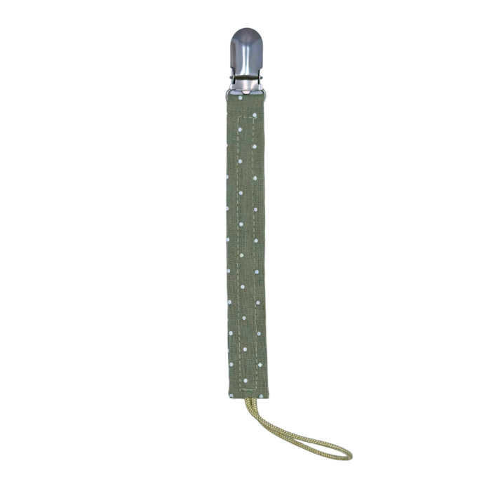 Attache tétine vert