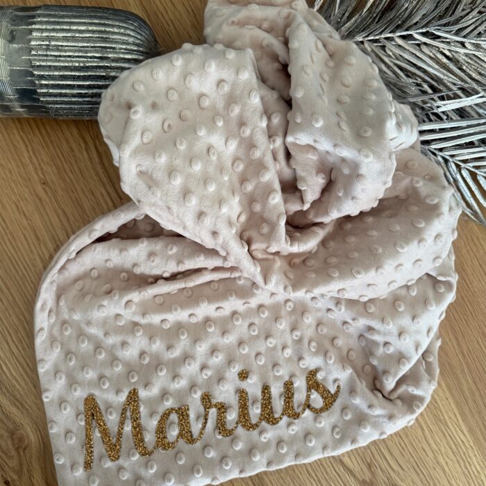 Couverture beige personnalisable