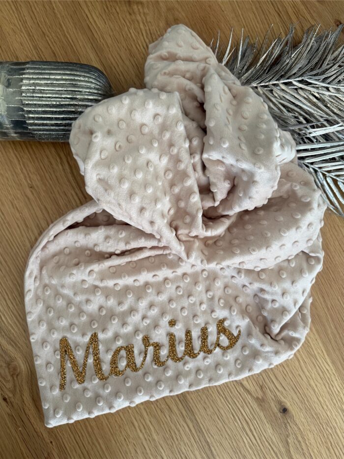 Couverture beige personnalisable