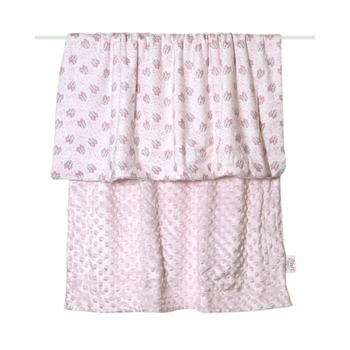Couverture à bulles Minnie rose personnalisable – Image 3