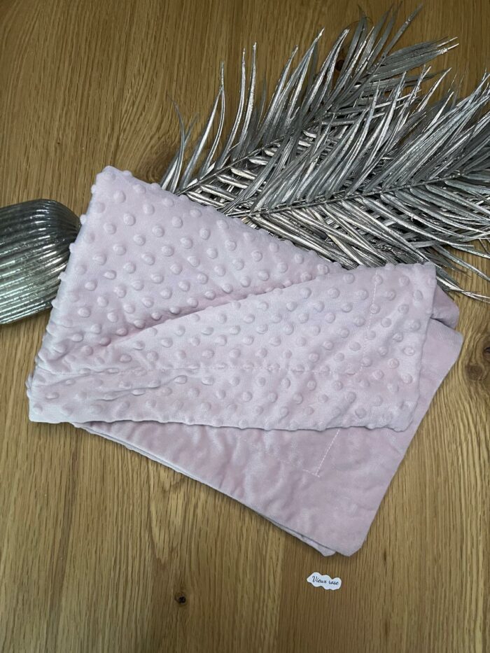 Couverture vieux rose personnalisable – Image 4