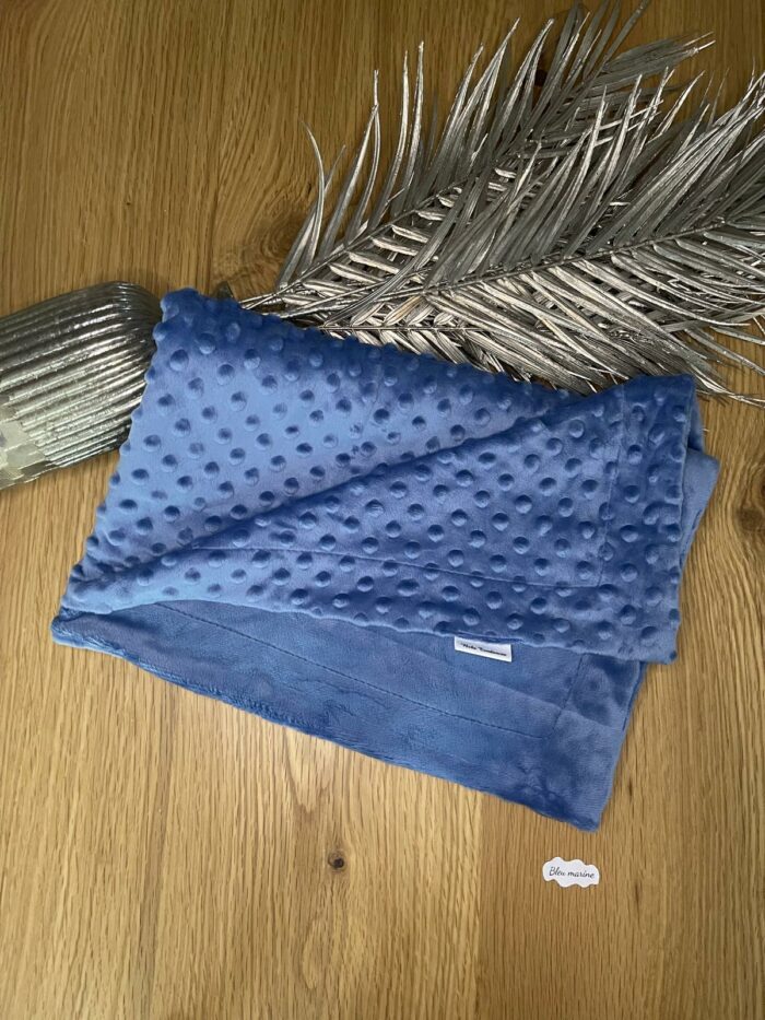 Couverture bleu marine personnalisable – Image 4