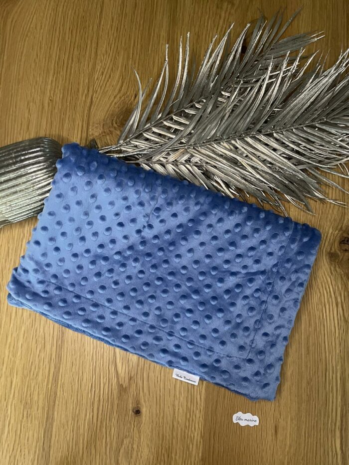 Couverture bleu marine personnalisable – Image 2