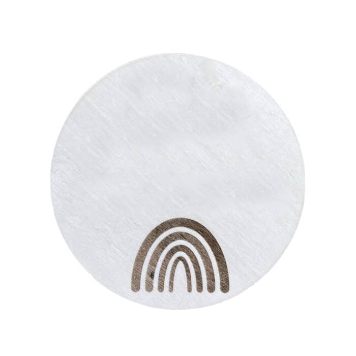 Disque en bois personnalisable - Arc en ciel – Image 3