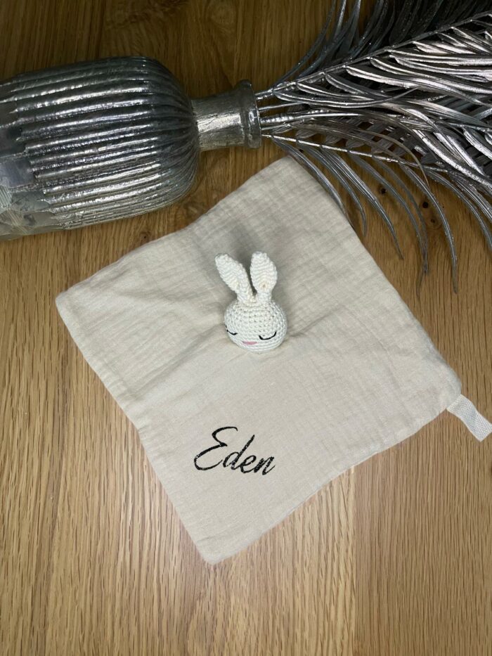 Doudou beige personnalisable