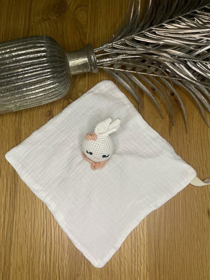 Doudou blanc personnalisable – Image 2