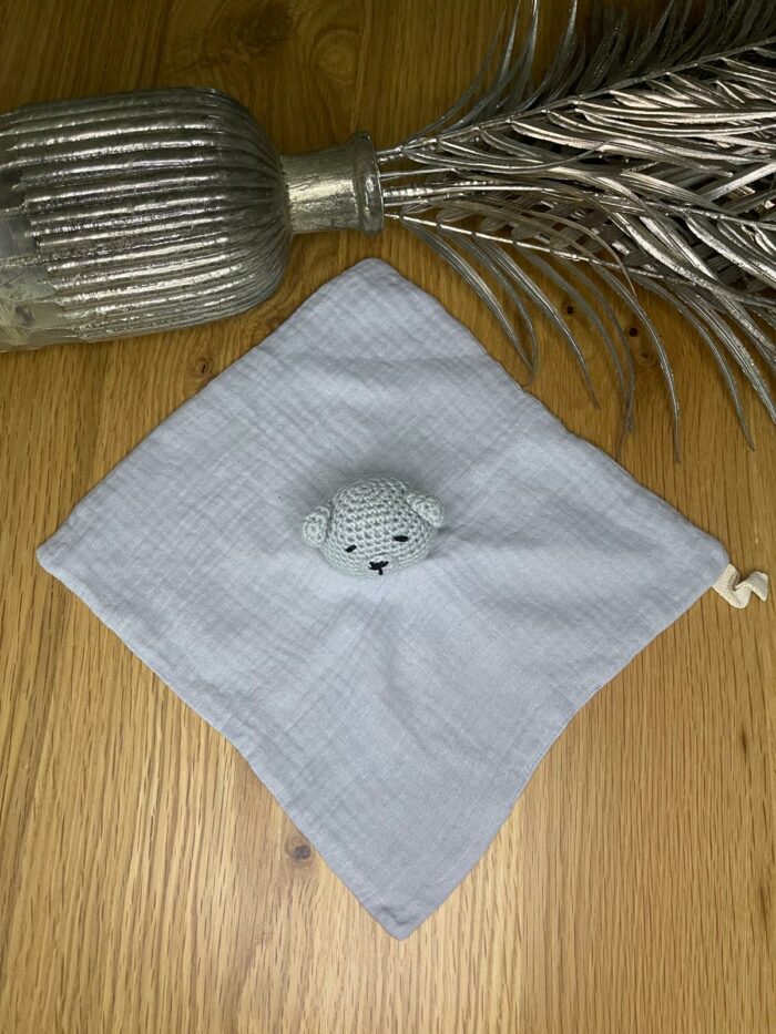 Doudou gris personnalisable – Image 2