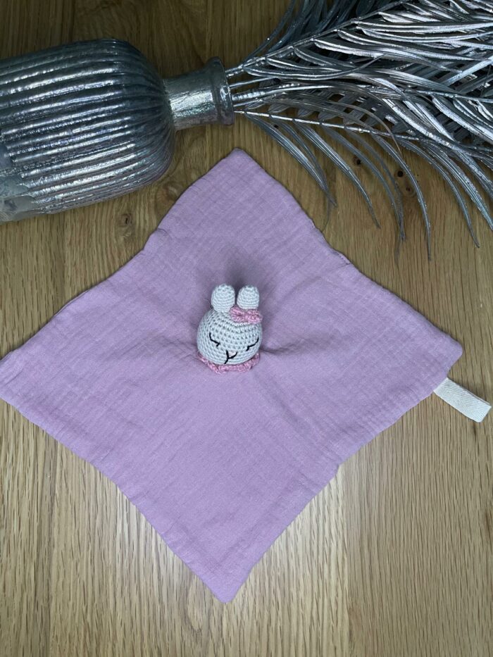 Doudou vieux rose personnalisable – Image 2