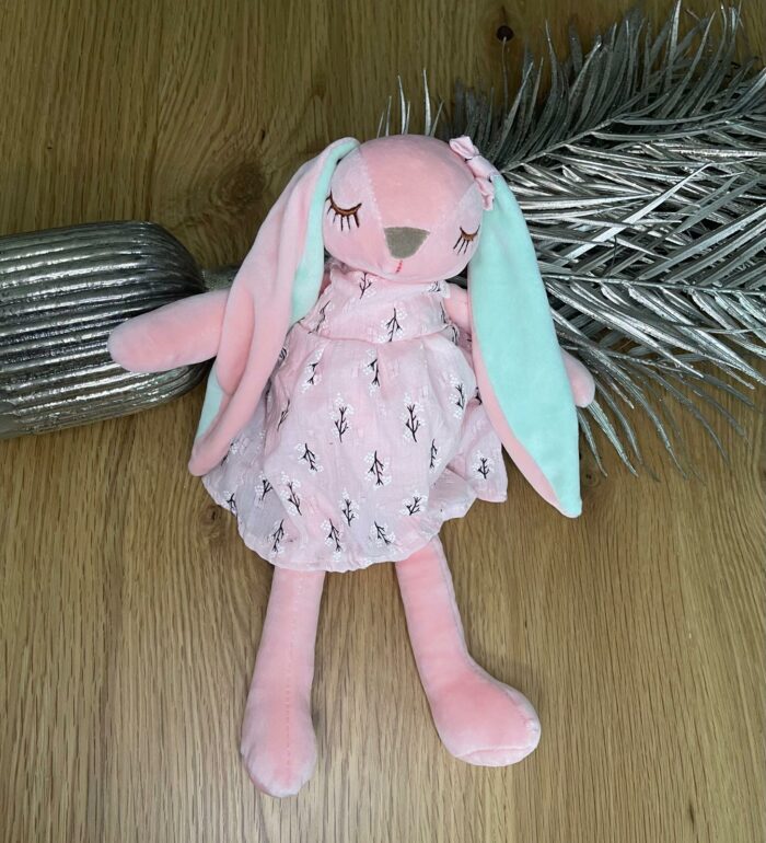 Doudou poupée lapin personnalisable – Image 2