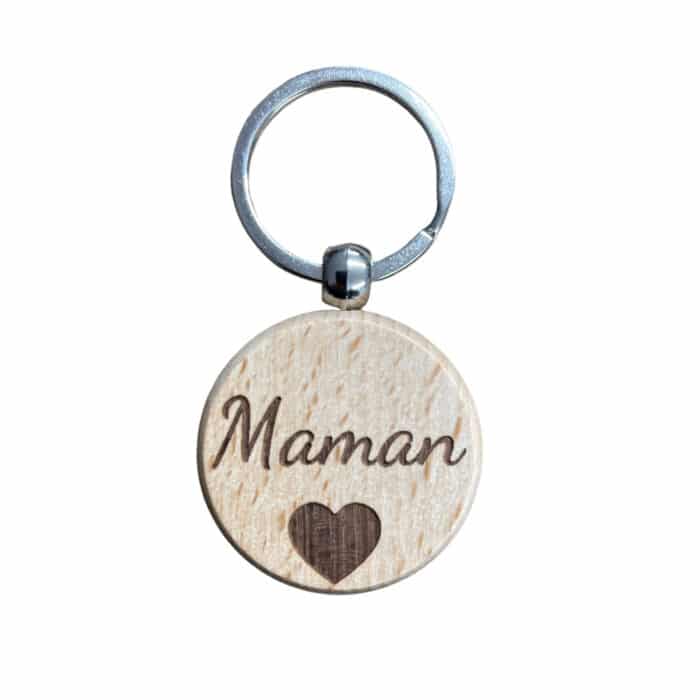 Porte-clés personnalisable cœur
